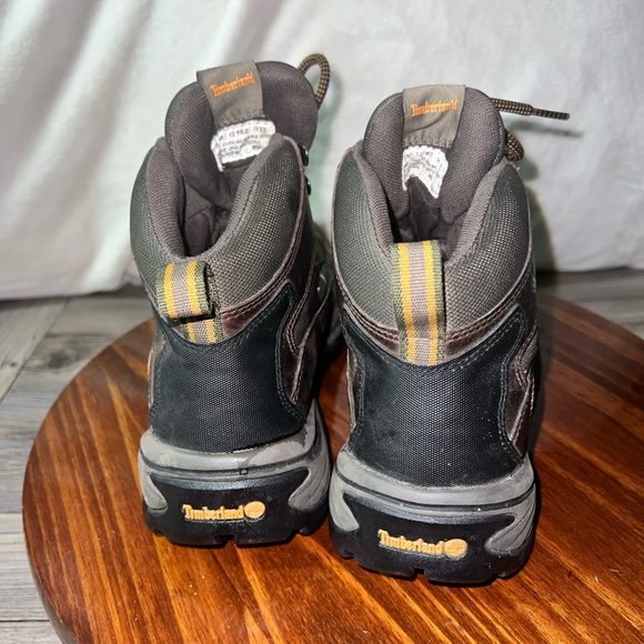 Timberland Brown Men’s US 8.5 Waterproof Anti Fatigue Trail Hiking Mid Boots - Picture 7 of 11